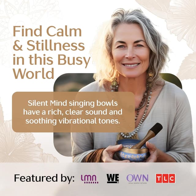 Thumbnail 4 de Silent Mind Tibetan Singing Bowl 🧘