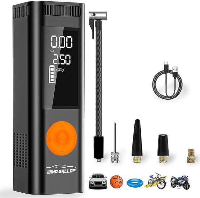 Detalle de WindGallop gonfleur 12 V, manomètre