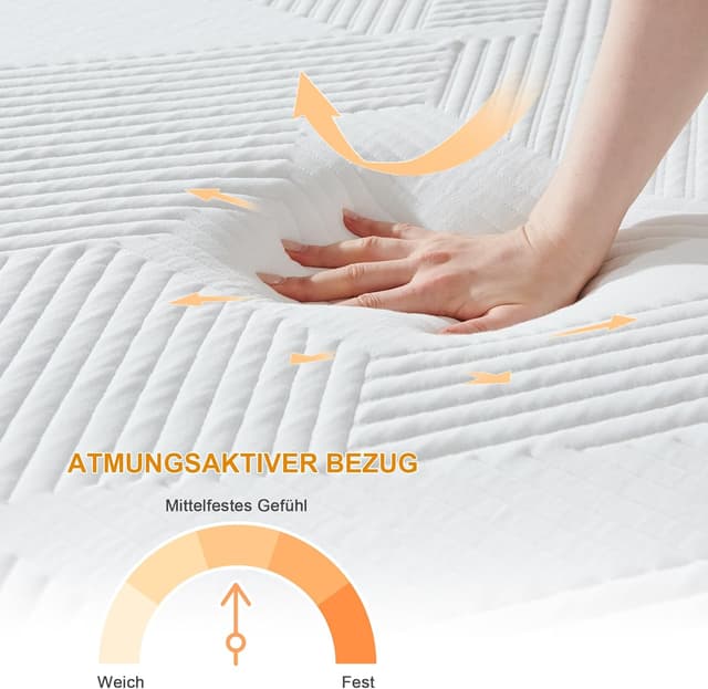 Thumbnail 3 de Sleremind Matratze 140x200x16 cm Härte H3