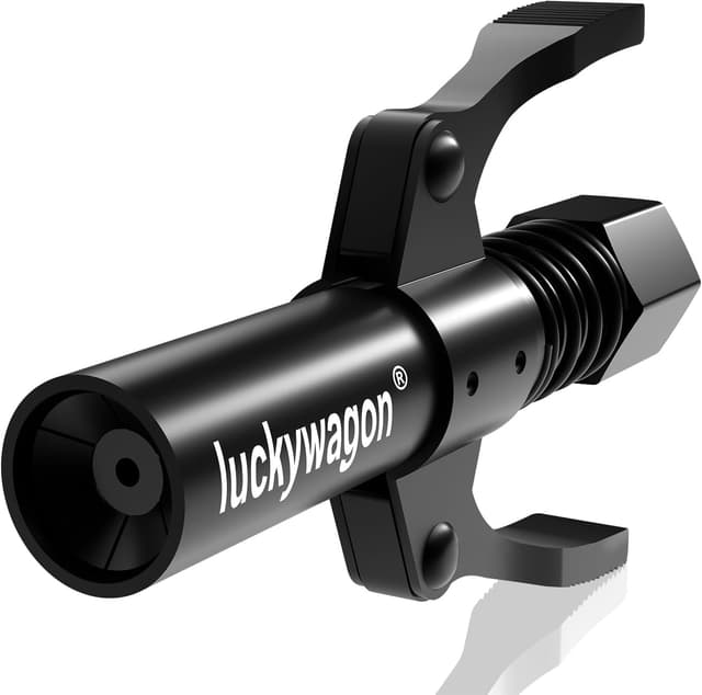 Detalle de luckywagon Grease Gun Coupler (Leakproof, Quick-Release) for 1/8" NPT Grease Guns — 12,000 PSI
