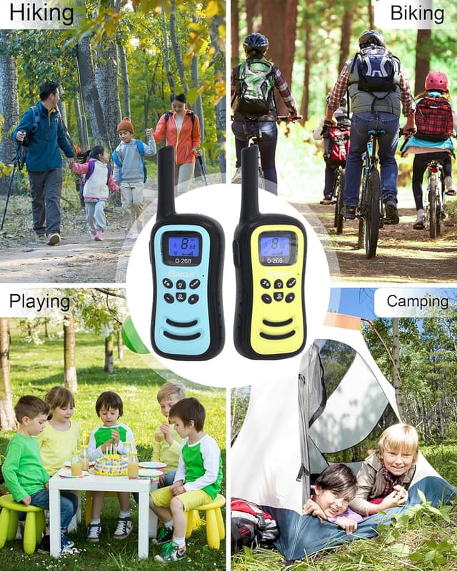 Detalle 1 de QNIGLO talkie-walkie enfants VOX 8 canaux