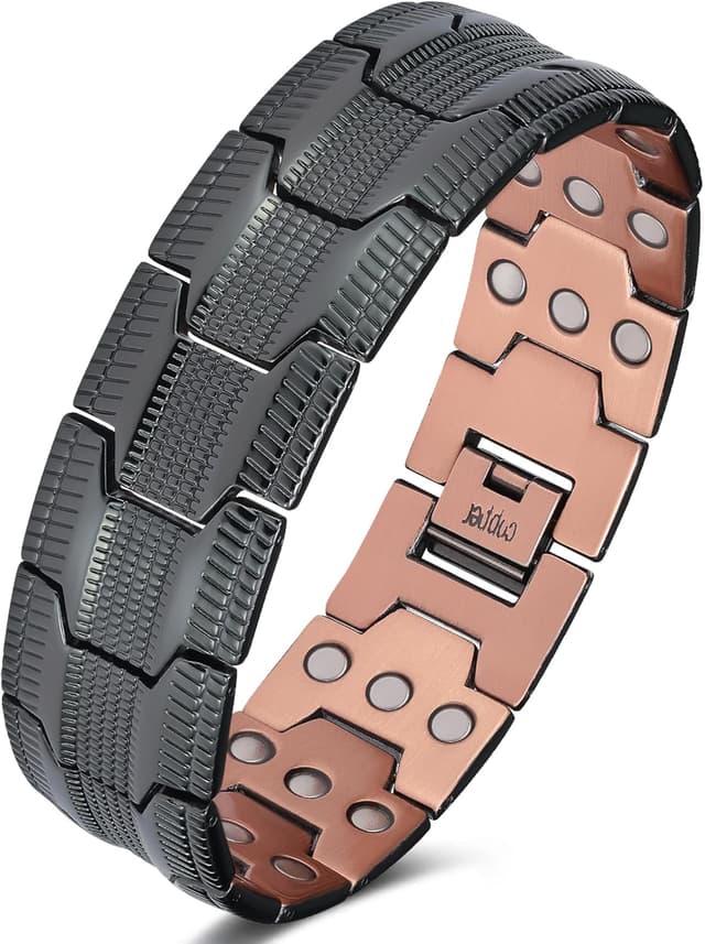 Detalle de Jeracol 3x Magnetic Copper Bracelet