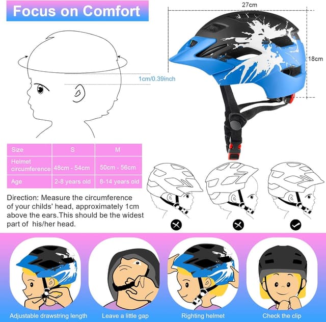 Thumbnail 5 de RaMokey Fahrradhelm Kinder 50–56 cm