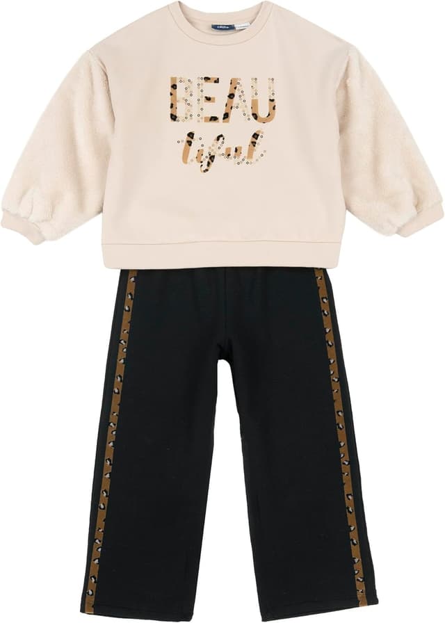 Thumbnail 6 de Chicco Completo Bambina in tessuto felpato