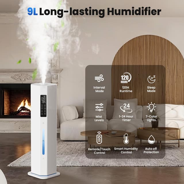Thumbnail 2 de GloryAir 9L Cool Mist Humidifier 💧