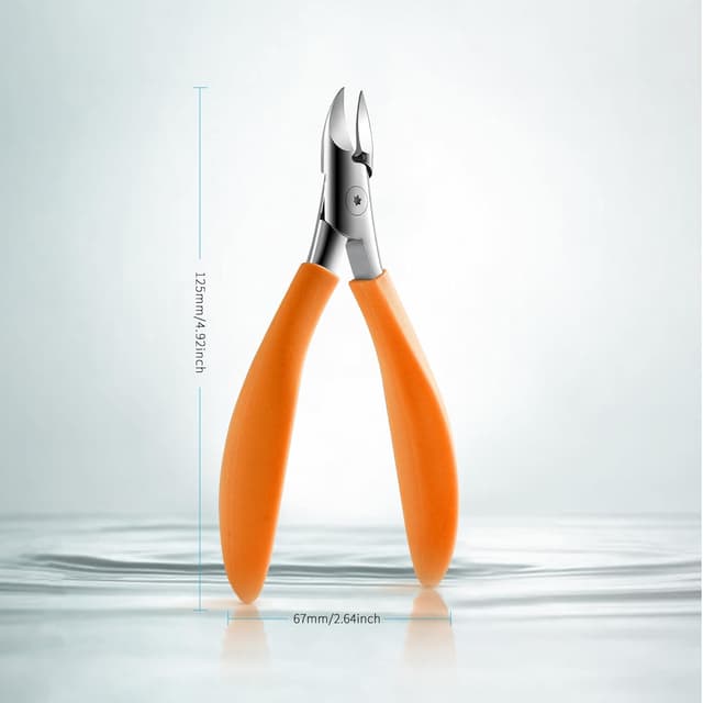 Thumbnail 6 de FVION Profi-Nagelzange für Fußnägel aus Edelstahl (orange) – für dicke & eingewachsene Nägel