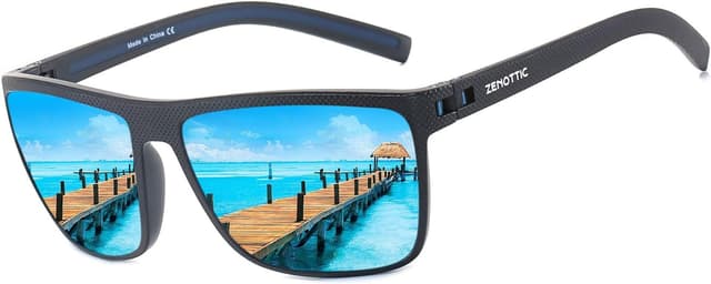 Detalle de ZENOTTIC Sonnenbrille Herren mit UV400 Schutz