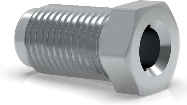 Detalle de Lot de 10 raccords mâles 3/8" x 24 UNF Type F pour tube de frein Ø 4,75 mm (DIN/ISO 1651)