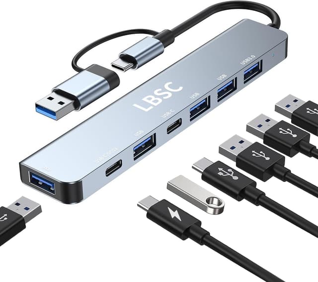 Imagen de USB C Hub 7-in-1 USB splitter en OfertitasTOP