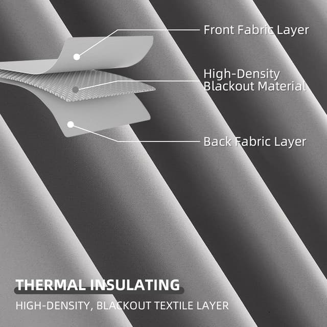 Thumbnail 4 de Topfinel Cortinas Opacas 240cm para Salón 🏡