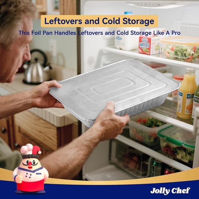 Thumbnail 4 de JOLLY CHEF 9x13 Aluminum Pans with Lids