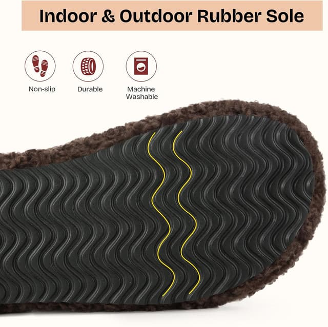 Thumbnail 5 de EverFoams Womens Fuzzy Open-toe Slippers 5-6