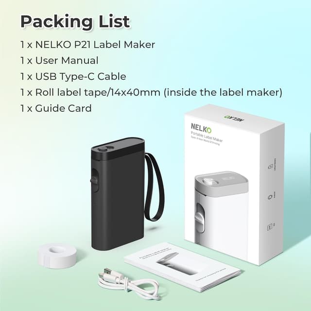 Thumbnail 6 de Nelko P21 portable Bluetooth label printer