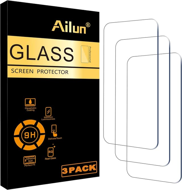 Detalle de Ailun Glass Screen Protector 3 Pack 6.1”