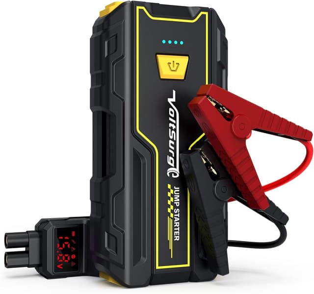 Thumbnail 6 de VoltSurge VoltSurge 6000A Jump Box (bis 8L Diesel, 12V) – tragbarer Starthilfe-Booster mit USB und LED-Lampe