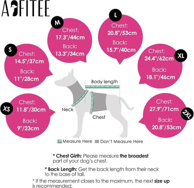 Detalle de AOFITEE XXL Dog Jumper (Warm Greyhound Christmas Knitted Sweater) – Turtleneck winter pullover for large dogs