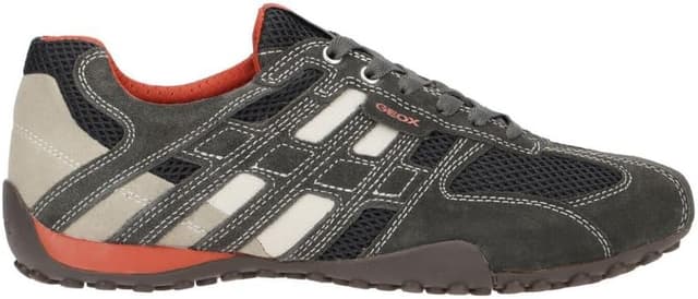 Detalle de Geox UOMO SNAKE K Herren-Sneakers – atmungsaktiver Komfort mit herausnehmbarer Innensohle