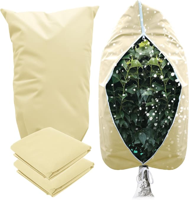 Detalle de GUKULIVEL 80x120 cm Garden Fleece 80gsm plant cover