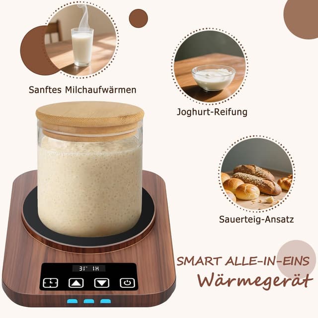 Thumbnail 6 de Aukimo Sauerteigstarterwärmer 21–38℃ Thermostat 🍞