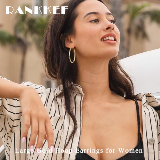 Detalle 2 de RANKEEF Créoles dorées 3 mm