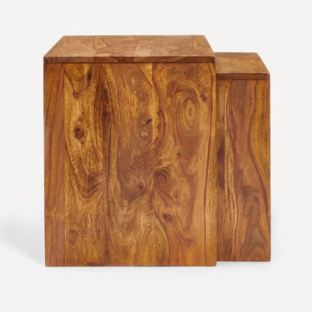 Detalle de El Corte Inglés Mesas auxiliares nido palisandro