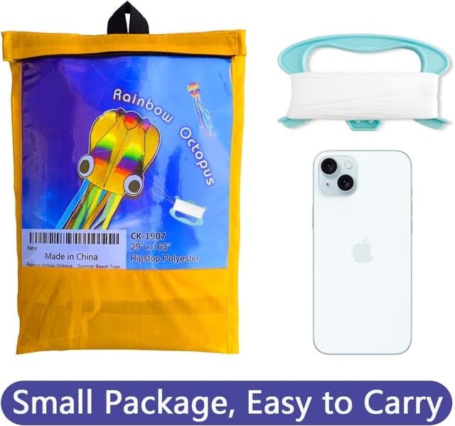 Detalle 2 de Octopus Drachen Regenbogen Easy Flyer Large