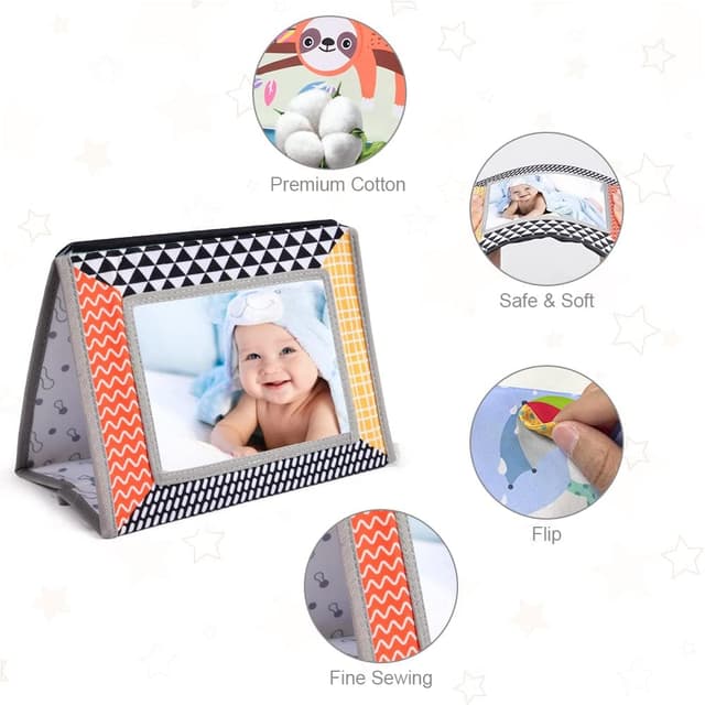 Detalle de Aolso Libro di Stoffa Neonato 6 pagine