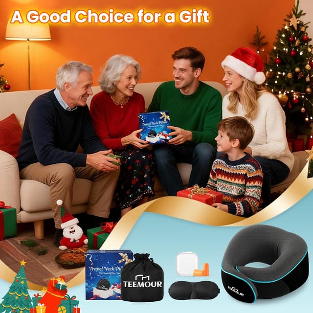 Thumbnail 1 de Memory Foam Nackenkissen Flugzeug mit Aufbewahrungstasche