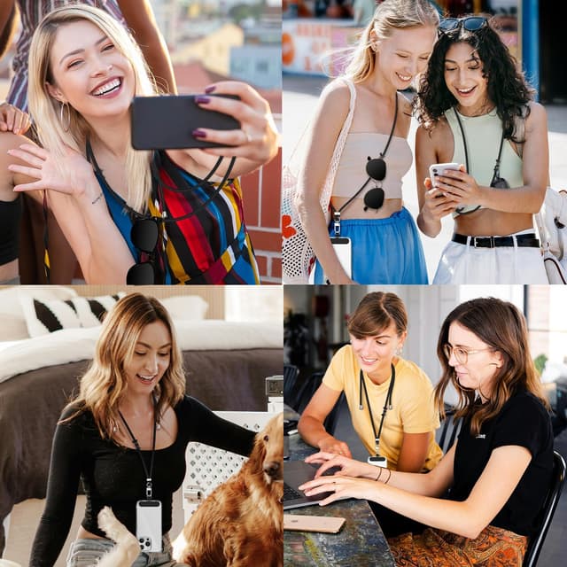 Thumbnail 7 de ivoler Cordon para Movil Universal Negro