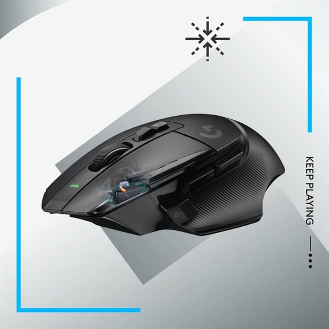 Detalle 2 de Logitech G LIGHTSPEED inalámbrico con 11 botones programables (agarre personalizable)