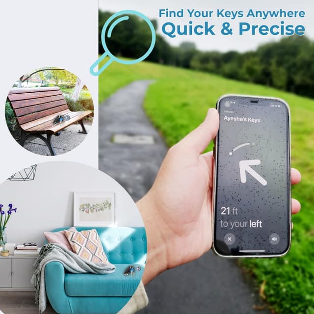 Detalle 2 de Panjal AirTag cover 2 pack, 15 g