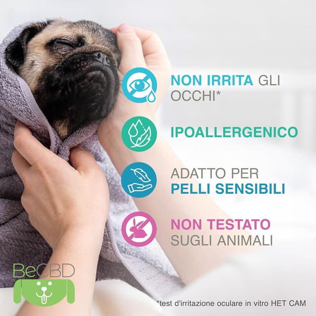 Thumbnail 3 de BeCBD Shampoo naturale per cani 250 ml