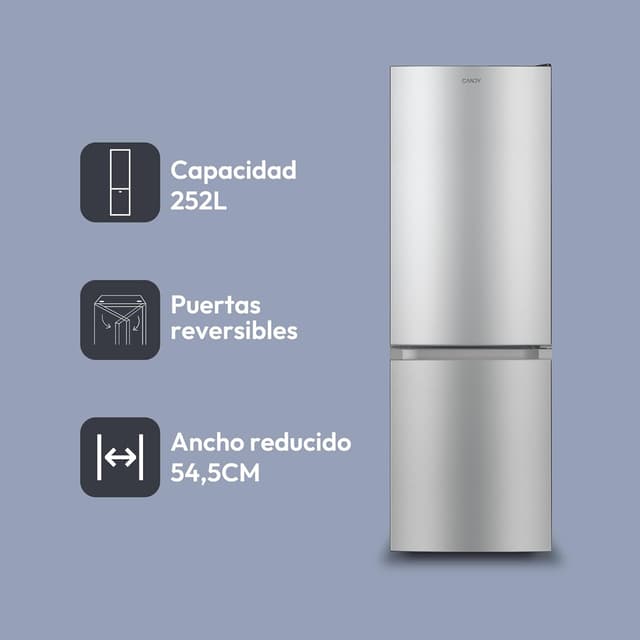 Thumbnail 1 de Candy CCG1S 518EX Frigorífico 252 L