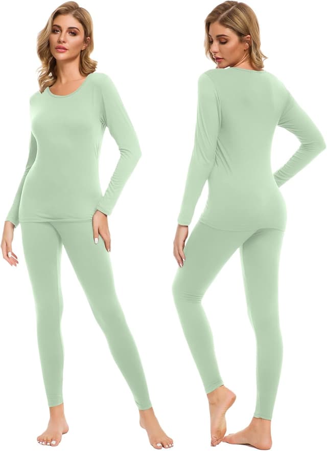 Thumbnail 1 de iWoo Womens Thermal Underwear Set Ultra Soft