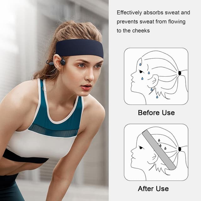 Detalle 1 de Headbands for women 8 pack AWUMBUK