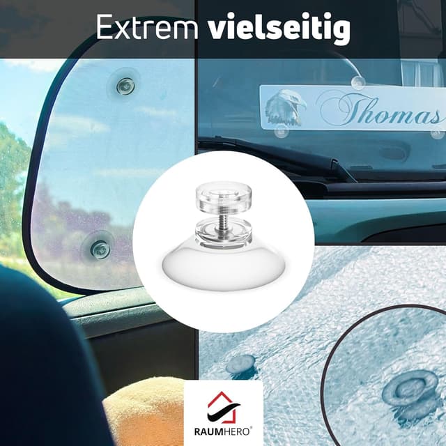 Thumbnail 4 de Raumhero Saugnäpfe mit Gewinde 20er Set