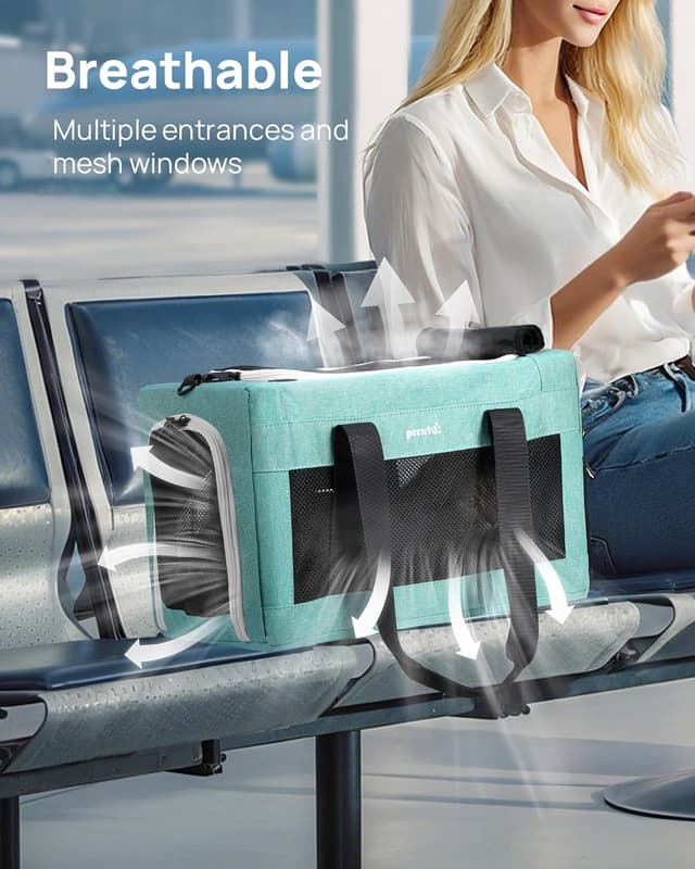 Thumbnail 4 de Pecute Sac de Transport pour Chat 44×30×23 cm