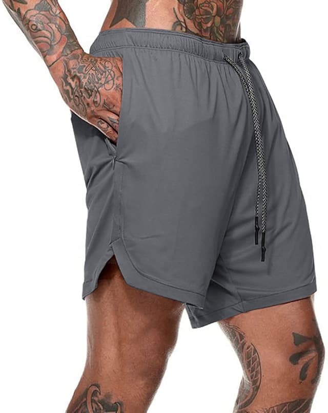 Thumbnail 3 de Aisprts Pantaloncini Palestra Uomo 2 in 1