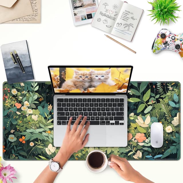 Thumbnail 6 de Acezeek Gaming-Schreibtischunterlage XXL 900x400 mm – wasserdichtes Mauspad mit Anti-Rutsch-Basis