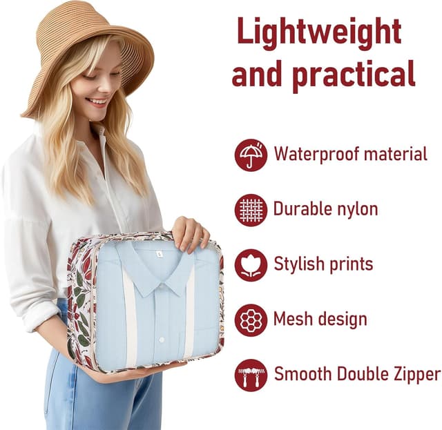 Detalle de MOFELON Packing Cubes 5-piece set for travel