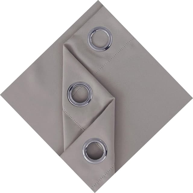 Detalle de Thermal blackout ring top curtains 66 x 90in
