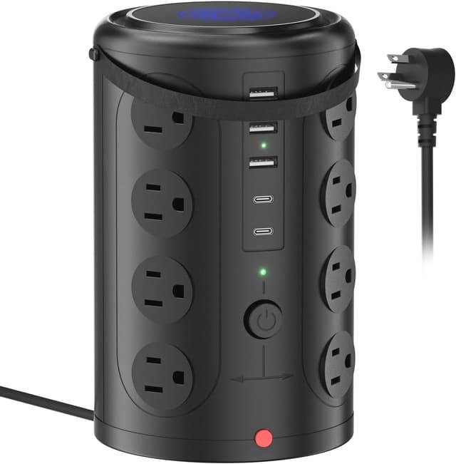Thumbnail 6 de Tower Power Strip Surge Protector 16 Outlets