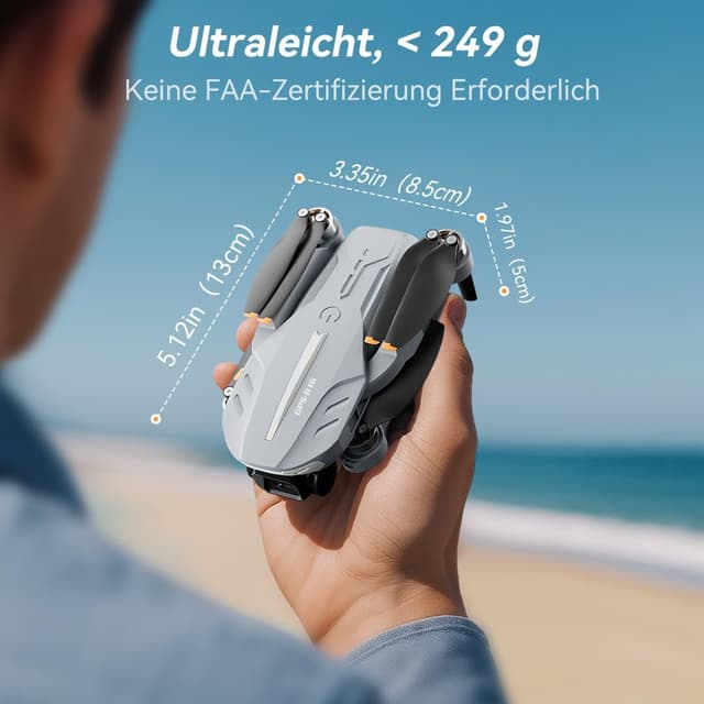 Thumbnail 5 de FERIETELF B16 GPS Drohne 4K