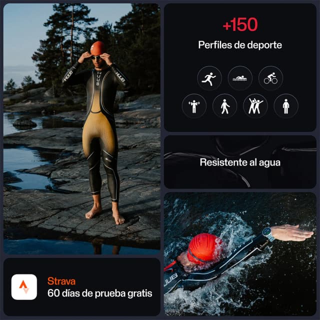 Detalle 2 de Polar Vantage V3 smartwatch con GPS dual y AMOLED (reacondicionado a estrenar)