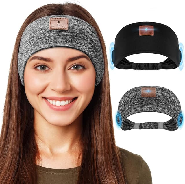 Detalle de Mixiba 2-Pack Sleeping Headphones Headband for Sleep