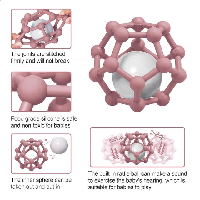 Thumbnail 6 de MCGMITT Beißring Rassel 9,7 cm