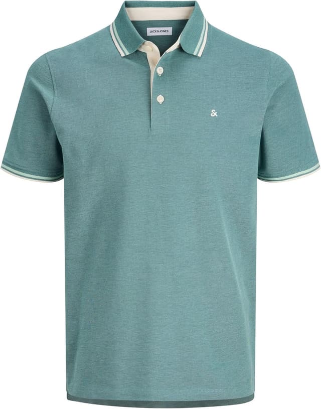 Detalle de Jack & Jones Herren Jjepaulos Polohemd mit regulärer Passform (1er Pack)