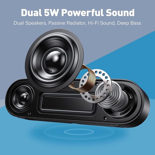 Detalle 2 de YYV USB Computer Speakers – Wired mini soundbar with volume control and mute (plug and play)