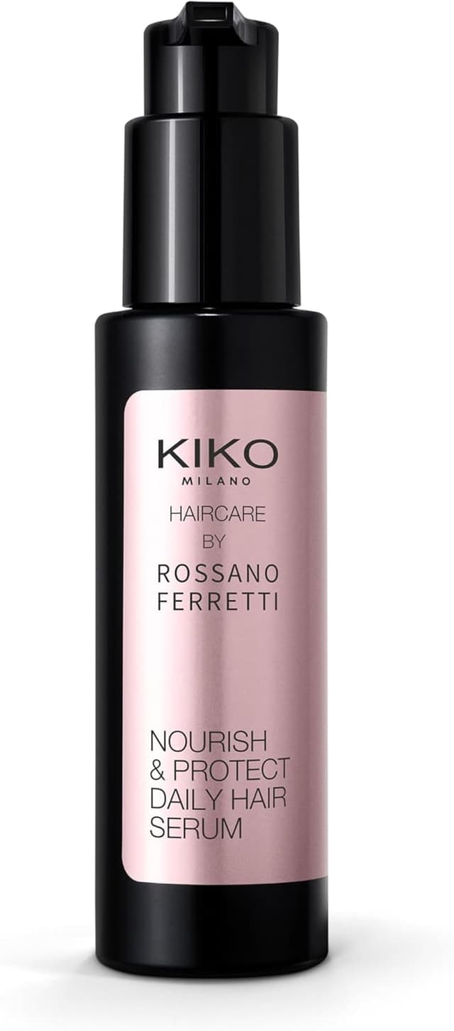 Detalle de KIKO Milano Nourish & Protect Daily Hair Serum: siero nutriente per lunghezze secche e capelli danneggiati