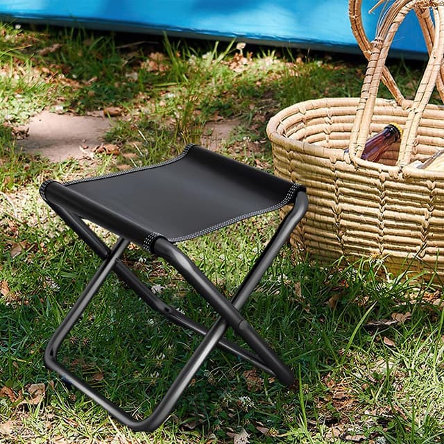 Detalle 2 de Camping Klapphocker 32 cm Sitzhöhe